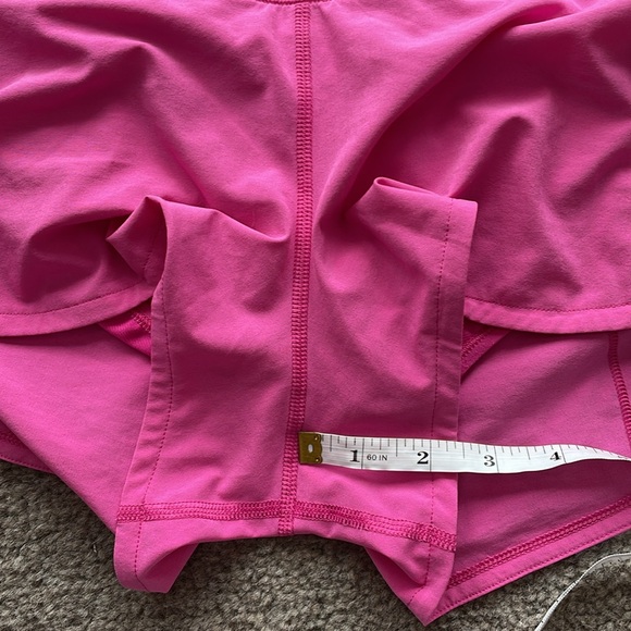 Pink Lululemon speed up shorts HR size 4 - Picture 4 of 4